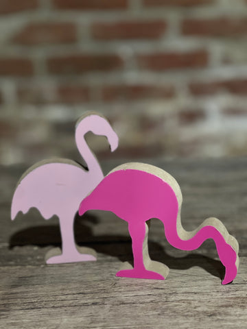 Duo de flamants roses