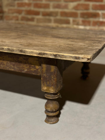 Table basse bois foncé