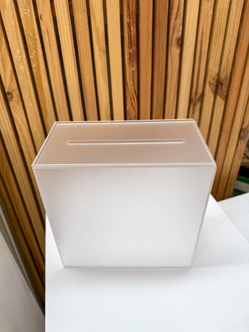 Urne en plexi givré