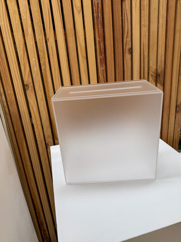 Urne en plexi givré