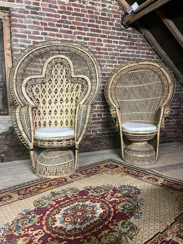 Fauteuil Emmanuelle rotin