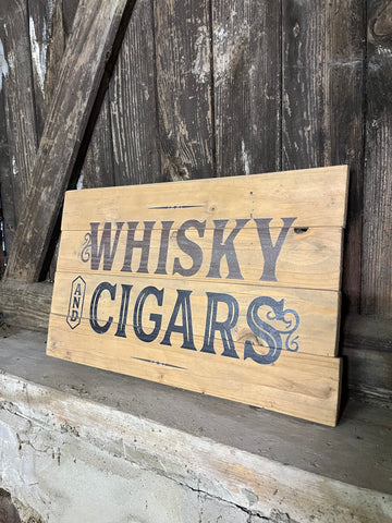 Panneau Whisky & Cigars