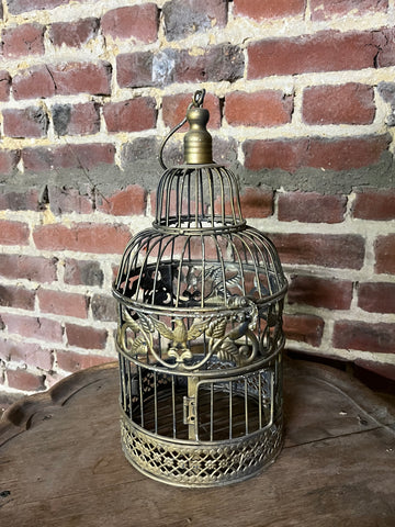 Cage à oiseau mini or